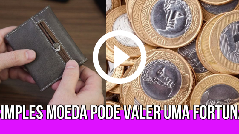 Pare tudo que está fazendo e olhe para o seu bolso, existe uma moeda de R$ 1 que vale fortuna, saiba qual é