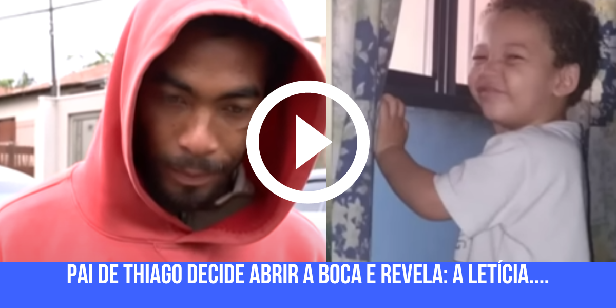 Verdadeiro pai do bebê Thiago decide abrir a boca e revela detalhe chocante ‘A Letícia…’