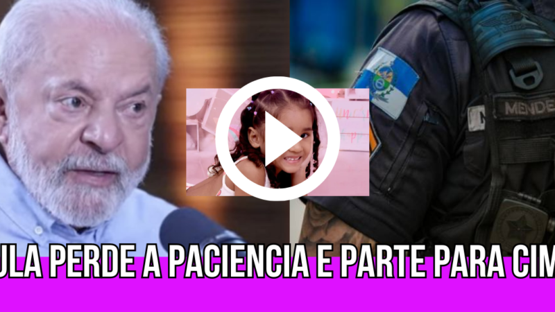 Após morte de Eloah, Lula “parte para cima” de policiais e decide falar toda a verdade, confira