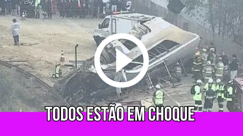 Confira fotos do ônibus que capotou e vitimou 7 torcedores do Corinthians “não acredito que…”