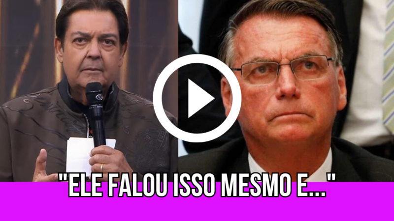 Antes de ir, Faustão deixa recado para Bolsonaro e brasileiros ficam em choque “sem perdão”