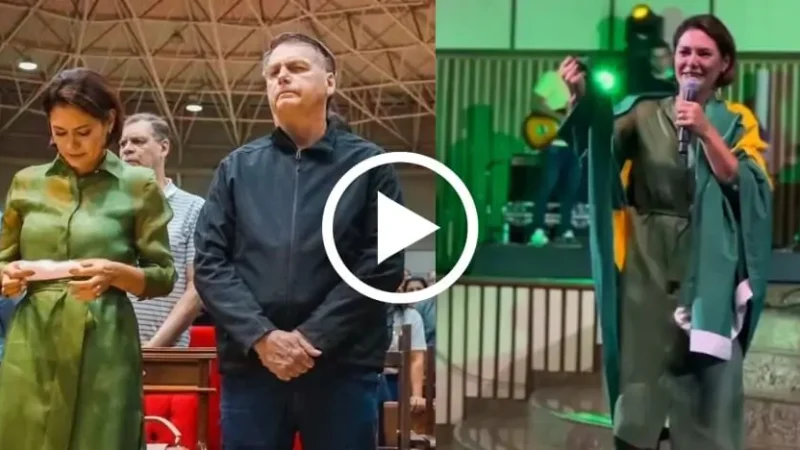 Jair Bolsonaro E Michelle Bolsonaro Vão A CULTO E O Que Acontece Deixa Todos CHOCADOS – CONFIRA